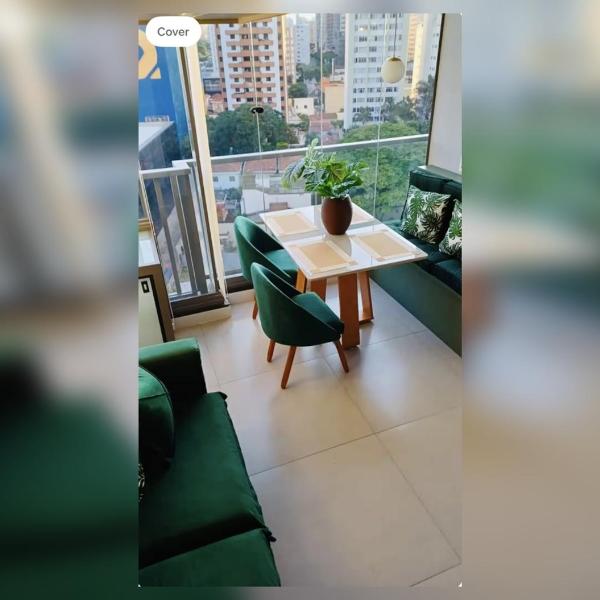 Studio flat Brooklin-Piscina-Morumbi-Consulado Americano-Interlagos-Congonhas