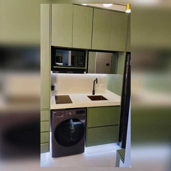 Studio flat Brooklin-Piscina-Morumbi-Consulado Americano-Interlagos-Congonhas - Foto 3