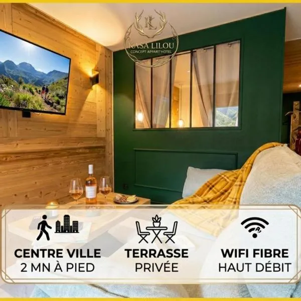 Dolce Vita - Idéal Couple - Balcon - Calme - Randonnée & Cyclisme - Nature - Esprit Appart'hotel - Détente et Therme à proximité - OFFRE SPÉCIALE PRINTEMPS, hôtel à Saint-Lary-Soulan