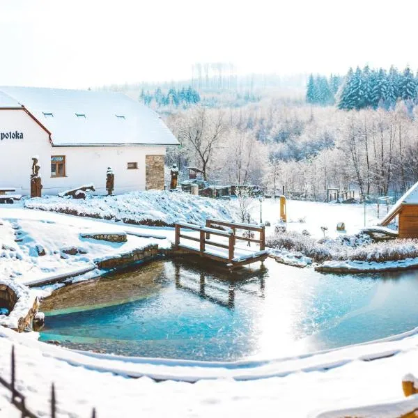 Penzion U Černého Potoka, hotel a Nová Lhota