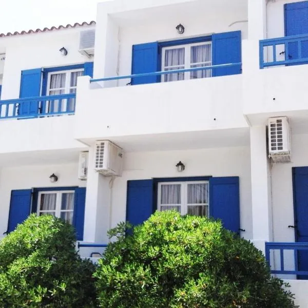 Ostria Eressos Rooms, hotel v destinaci Skala Eresou