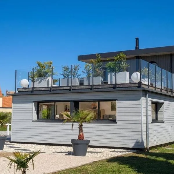 Maison avec toit terrasse, hôtel à Villers-sur-Mer