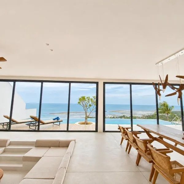 Viesnīca Anzhu Seamate Villa Samui Lamai pludmalē