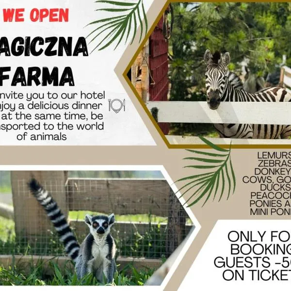 Viesnīca Magiczna Farma Hotel Obiady Mąka i Magia pilsētā Zambrova