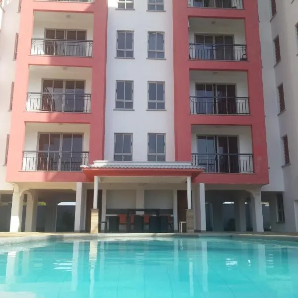 Shanzu Beach apartment with stunning Ocean view, hotel em Mwakirunge