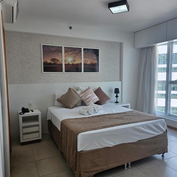 Flat Confortável, grande e completo para Família ou a Trabalho, ao lado dos Ministérios e ESPLANADA, lazer completo e academia, em Saint Moritz Brasília Hotel - Foto 2