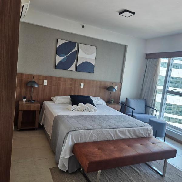 Flat I - Saint Moritz, Espaçoso, Aconchegante, NOVO, Região Central de Brasilia, Executivo ou Família - Foto 5
