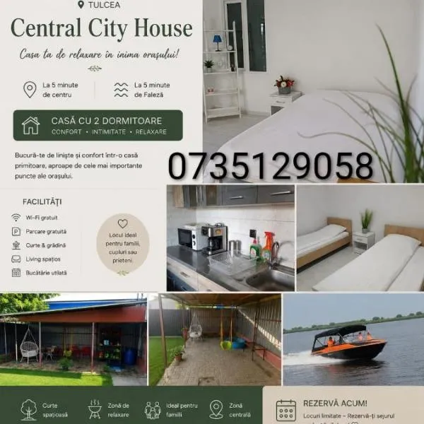 Central city house, hotelli kohteessa Tulcea