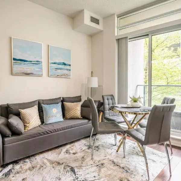 Calmness 1 BR Apartment in Downtown Toronto: Toronto'da bir otel