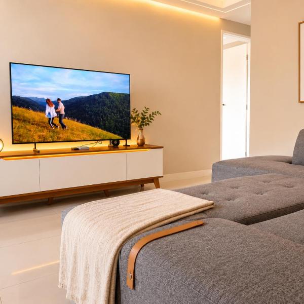 Apartamento Espaçoso e Completo com 3 Quartos - 2 Banheiros - Até 6 Pessoas - Check-in Automático 24h - Garagem Coberta - Foto 5