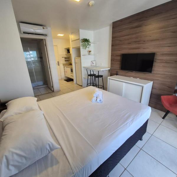 Flat bem localizado | WIFI 400Mb + garagem