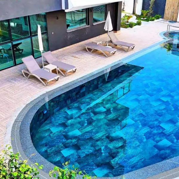 Luxury apartment near Cleopatra- Midpoint residence 41, hotell sihtkohas Alanya