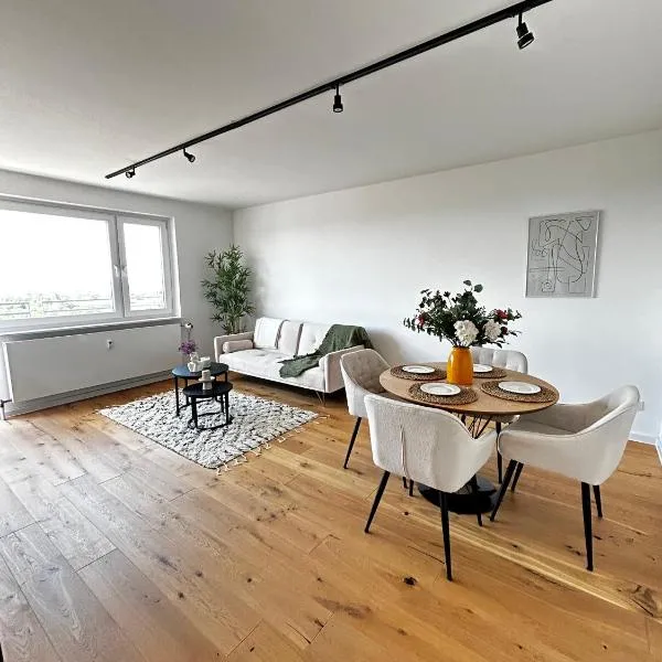 Penthouse 12 Stock Panorama Flughafen MUC, hotel en Freising