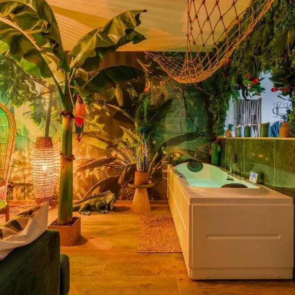 Lodge de la Jungle avec Spa, hotel sa Nanteuil-lès-Meaux