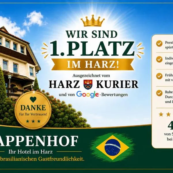 Braunlage में, होटल Hotel Wappenhof