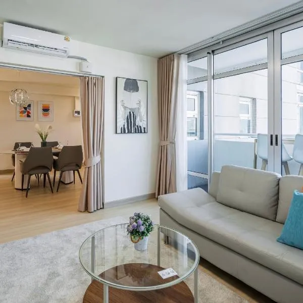 Nordic Minimal 3BR with Tub Near Impact Arena DMK Airport, khách sạn ở Ban Bang Phang
