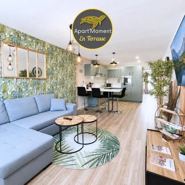 Escapade Tropicale - Cuisine équipée, terrasse privée – hotel w mieście Bourbourg