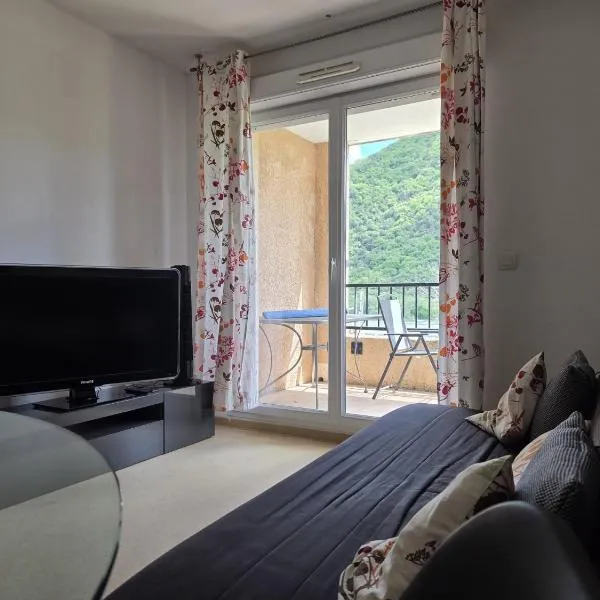 l'écrin des Naïades, Appartement T3 avec piscine, hotel en Avène