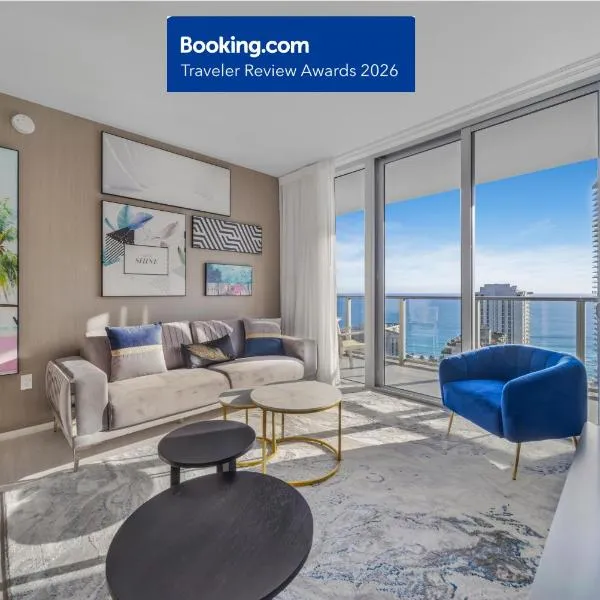 25 min to FIFA! Wake Up To Ocean Views - Stunning 2BDR & 2BA Condo STEPS AWAY FROM THE OCEAN, hotel u gradu Holivud