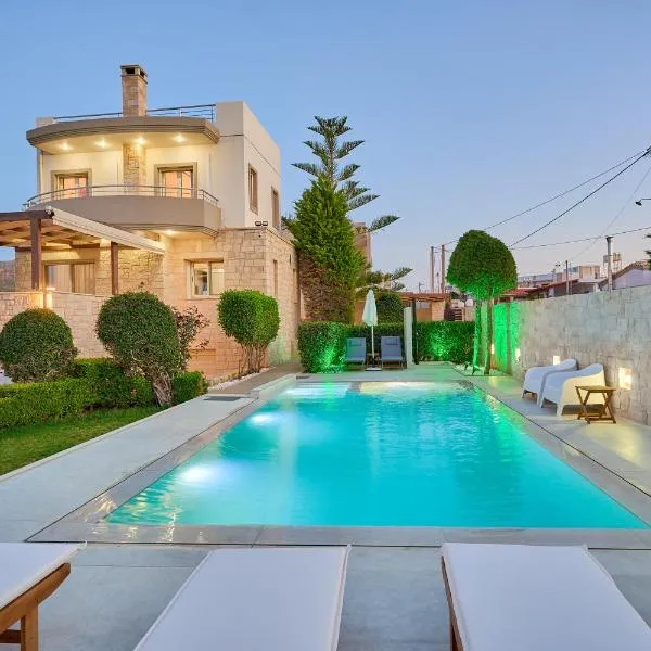 Angel's Villa with eco pool, hotell i Kato Gouves
