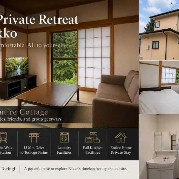 4BRHouse near Nikko Suginami Cedar Avenue, khách sạn ở Nikko