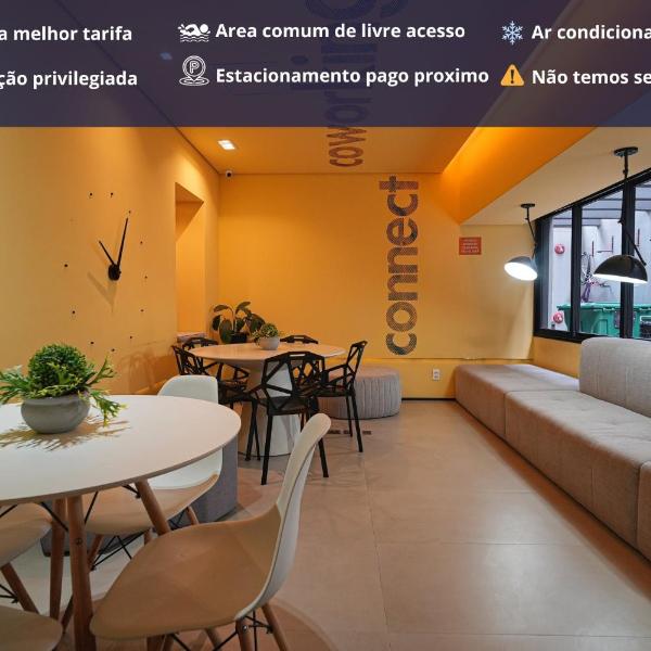 Lindos Studio Santa Casa/Metro com Ar/Wifi Coworking