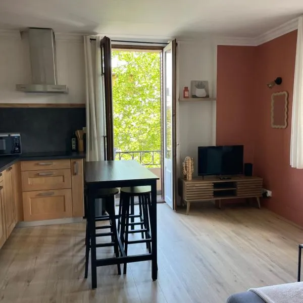 Appartement cosy proche centre-ville et Lac Leman, hotel Thonon-les-Bains-ben