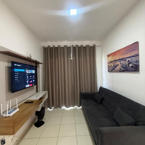 Apto 5min a pé Praia Perequê-Açu 2 dorm com suíte