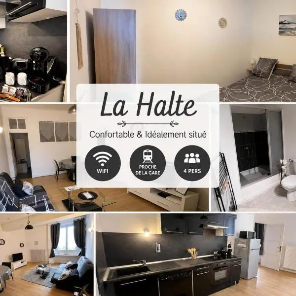 La Halte Appartement confortable proche gare et centre historique, hotelli kohteessa Issoudun