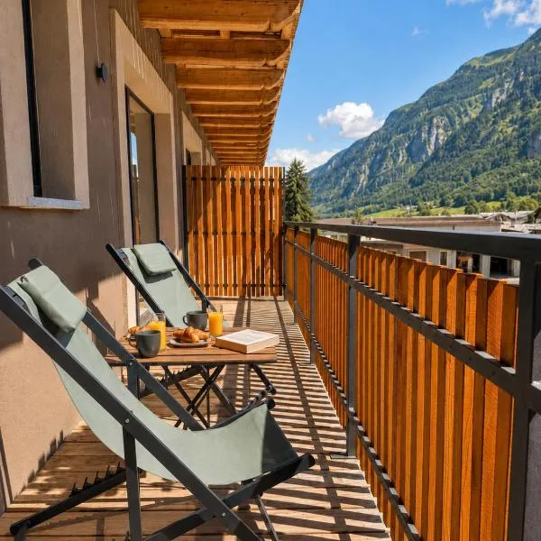 Modern Mountain Apartment a Oulx con parcheggio, hotel en Oulx