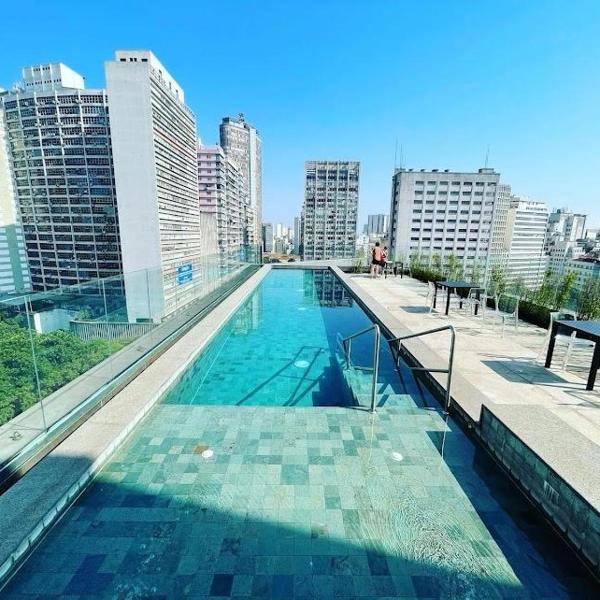 Incredible View of Downtown São Paulo Balcony, Pool, Subway - Foto 4
