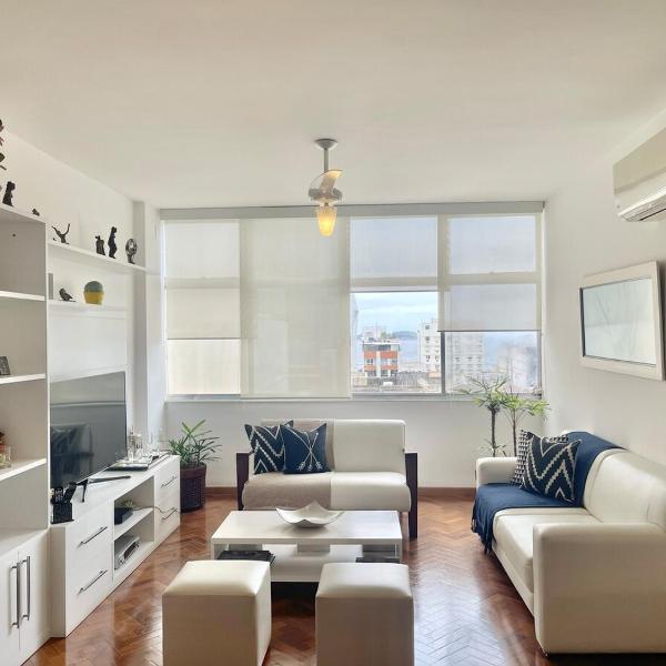 Lindo apartamento em Ipanema com vista para o mar e para o Cristo a duas quadras da praia - Foto 5