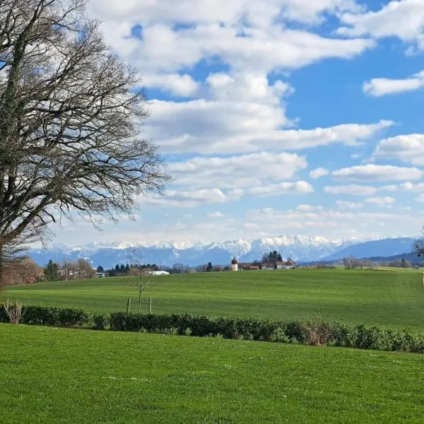 Ferienwohnung Alpenblick, hotell sihtkohas Wessobrunn