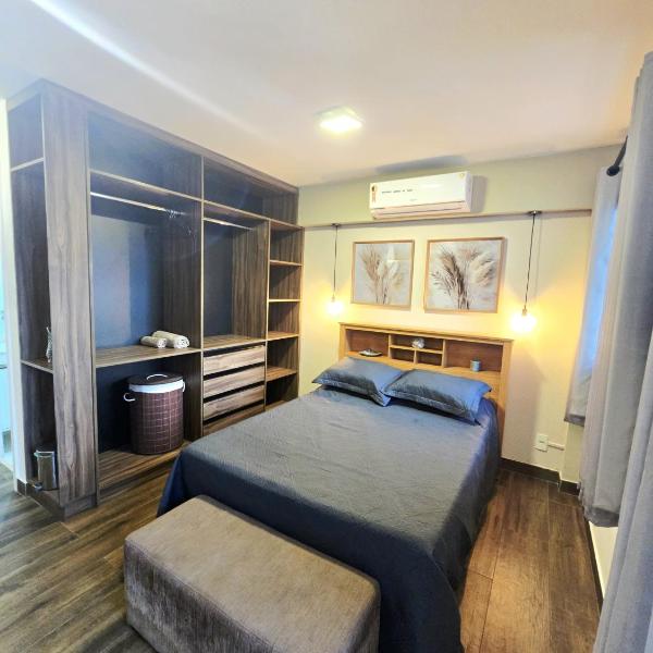 Studio for 02 guests WIFI 300MB air conditioner only twoo minutes of subway station LUZ SP - Foto 2