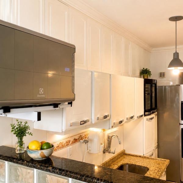 Apartamento Espaçoso e Completo com 3 Quartos - 2 Banheiros - Até 6 Pessoas - Check-in Automático 24h - Garagem Coberta - Foto 4