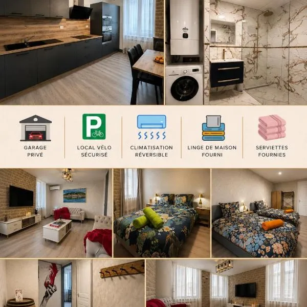 Tain centre -T3- wine themed apartment, Hotel in Tain-lʼHermitage