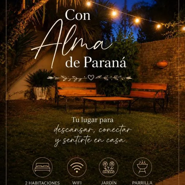 Con alma de Paraná, patio y estacionamiento propio, hotel i Paraná