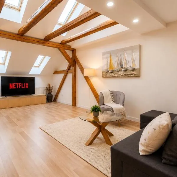 YFB I 130m2 Designwohnung mit 2 Bädern, хотел в Гера