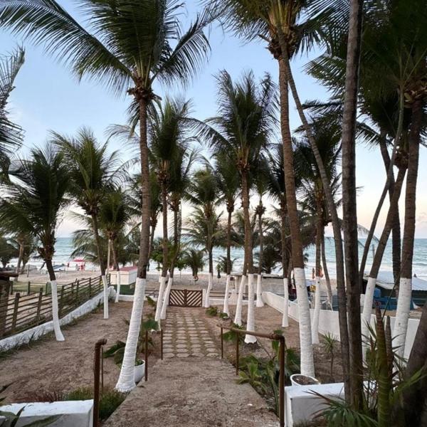 Casa Pé na Areia em Pirangi, beira mar, 6 Quartos, 15min Ponta Negra