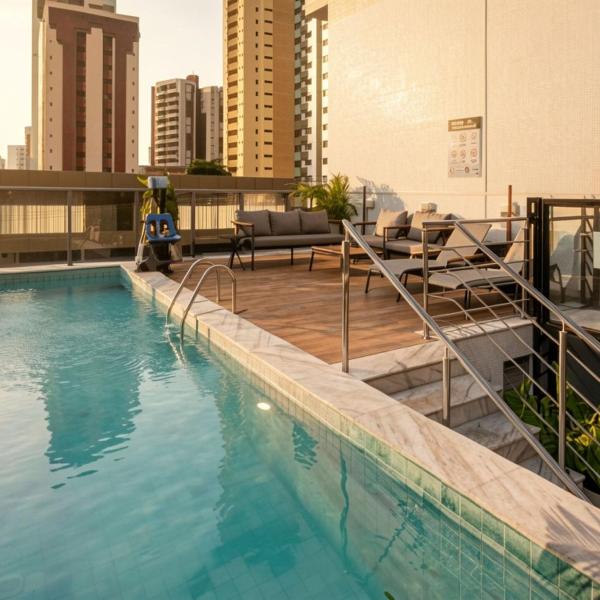Simple Smart By Xtay - Estúdios completo com piscina, academia e próximo ao Manaíra Shopping