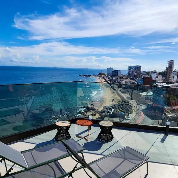 Studio com varanda na melhor vista da Barra - Spot Barra, hotel i Salvador