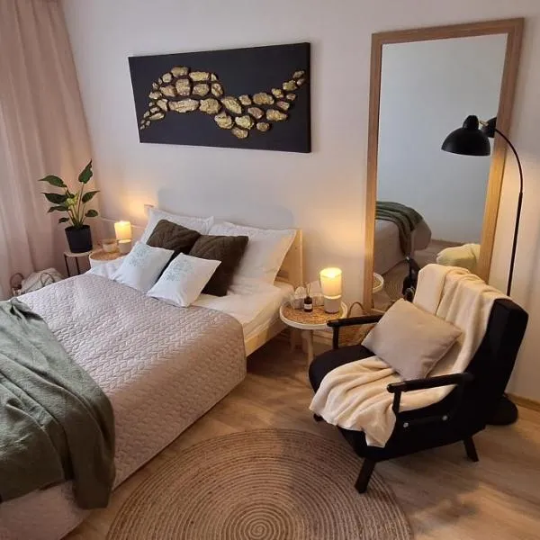 Zielone Okno Apartament w Augustowie blisko jeziora i centrum, hotel u gradu 'Augustów'