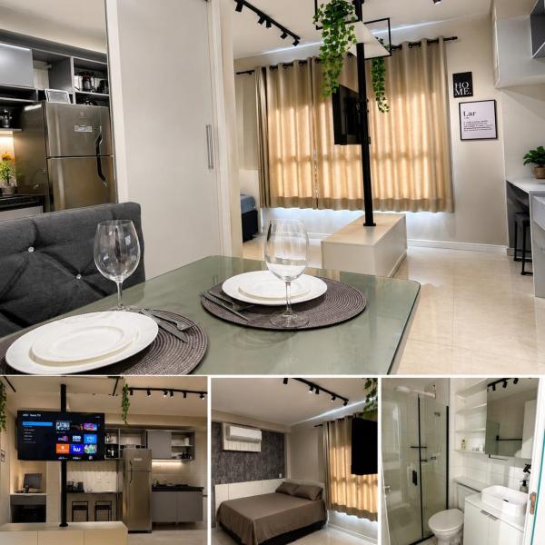 Studio 44 Luxo Design Com Closet, Office e Ar