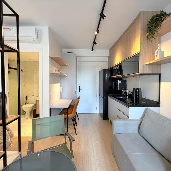 Flat completo, Allianz Parque, metrô Vila Madalena - Foto 4
