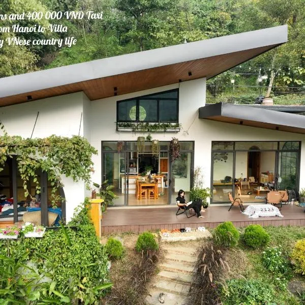 Doc Chill - Mountain View Villa near Hanoi with Spring Infinity Pool, hotel v mestu Hanoi