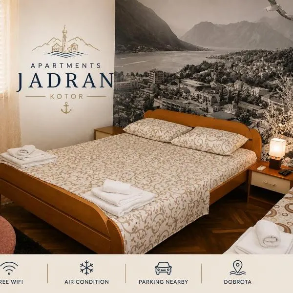 Apartman Jadran Private Parking, hotel i Dobrota