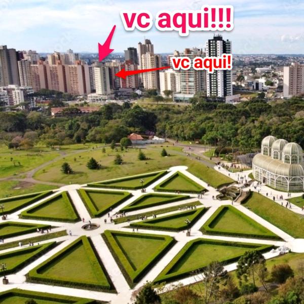 Jardim Botânico Curitiba a 100m