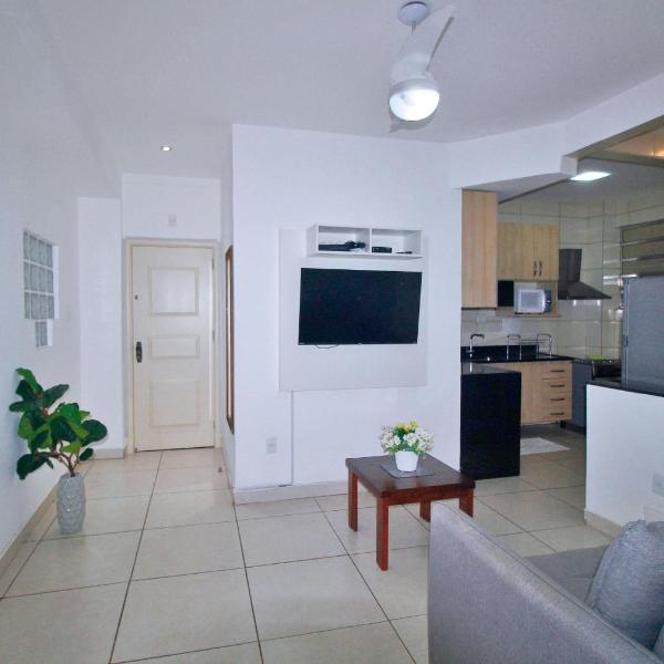 Ótimo 2 quartos na quadra da praia para 6 pessoas - Foto 4