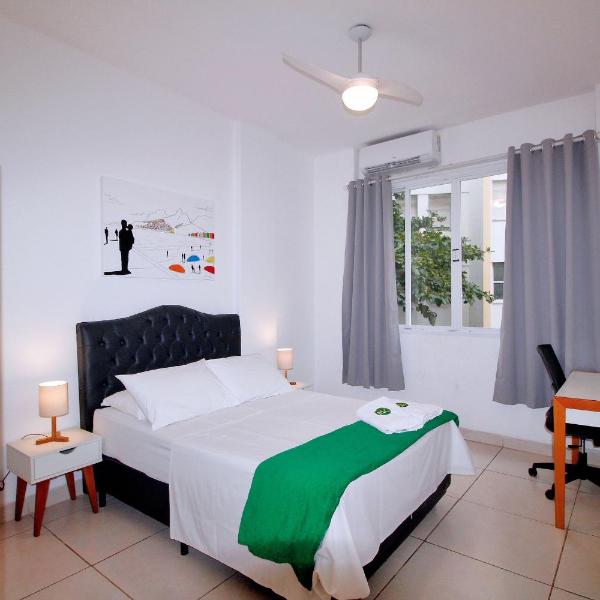 Ótimo 2 quartos na quadra da praia para 6 pessoas - Foto 2