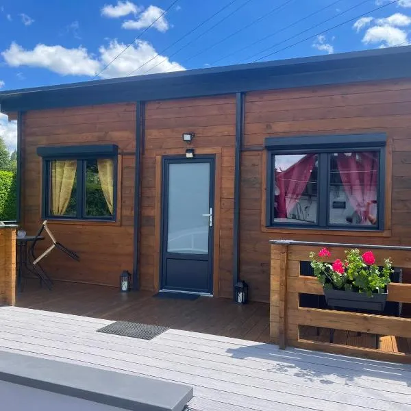 Chalet 2 personnes avec jacuzzi privatif et piscine saisonnière partagée, hotel a Corcieux